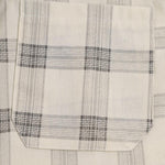 Men's corduroy plaid casual elastic waist shorts