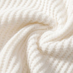 Short Sleeved Waffle Polo & Drawstring Knitted Waffle Shorts