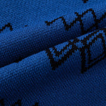 Geometric Knitted Button Up Shirt & Slim Fit Tapered Trousers