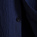 Men's Cotton Linen Lapel Short Sleeve Shirt