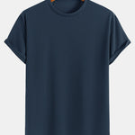 Solid Textured T-Shirt