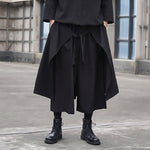 Loose Wide-leg Cropped Culottes