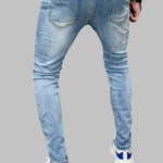 Men's Casual Destroyed Frayed Jeans