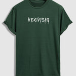 Men's Letter Print Casual Round Neck Short Sleeve T-Shirt