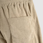 Men's Corduroy Solid Color Elastic Waist Drawstring Casual Pants