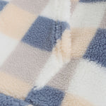 Men's Classic Plaid Fluffy Fleece Pocket Hooded Sweatshirt