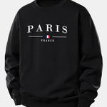 Paris Print Relax Fit Sweatshirt
