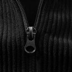 Corduroy Zip-Up Hoodie