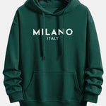 Milano Print Relax Fit Hoodie