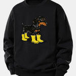 Boots Dachshund Print Relax Fit Sweatshirt