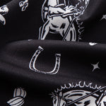 Cowboy Cactus Print Button Up Shirt & Swim Shorts