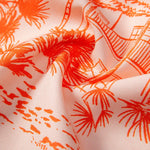 Island Print Button Up Shirt