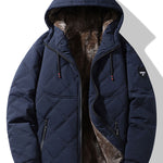 Faux Fur Lined Hooded Quilted Jacket