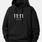 11:11 Print Relax Fit Hoodie