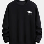 Shark Print Relax Fit Sweatshirt