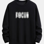 Focus Print Relax Fit Sweatshirt