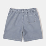 Vertical Striped Drawstring Swim Shorts