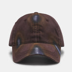 Gradient Pattern Washed Baseball Cap