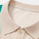 Striped Knitted Polo Shirt & Slim Fit Tapered Trousers