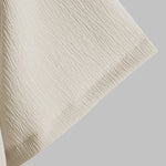 Men's Cotton Linen Lapel Short Sleeve Shirt