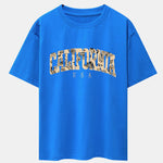 Paisley California Print Drop Shoulder Oversize T-Shirt