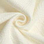 Geometric Vintage Jacquard Lapel Short-Sleeved Polo-Beige