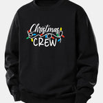 Christmas Lights Print Relax Fit Sweatshirt