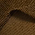 Men's Corduroy Contrast Button-Down Casual Long Sleeve Shirt