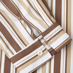 Men's Colorful Striped Long Sleeve Casual Shirt