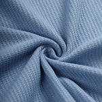 Men's Solid Color Waffle Round Neck Short Sleeve T-Shirt