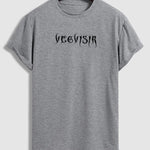 Men's Letter Print Casual Round Neck Short Sleeve T-Shirt