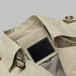 Men's slim fit side pocket casual single breasted jacket