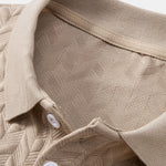 Geometric Jacquard Polo