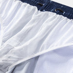 Anchor Print Drawstring Swim Shorts