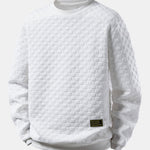 Checkerboard Jacquard Sweatshirt
