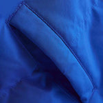 MEN'S  Spliced Fluffy Hooded Quilted Padded Jacket