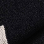 Men's Color-Block Denim Collar Knit Sweater