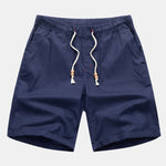 3 Pieces Linen Drawstring Shorts