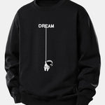 Dream Astronaut Print Relax Fit Sweatshirt