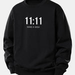 11:11 Print Relax Fit Sweatshirt