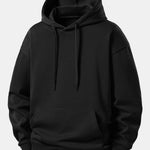 Lotus Carp Print Relax Fit Hoodie