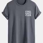Regular Fit Cool Dads Club Print Cotton T-Shirt