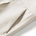 Slim Fit Tapered Cropped Trousers