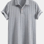 Wheat Ear Jacquard Polo Shirt