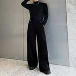 Winter Straight Wide Leg Pants