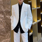 Gypsophila Pearl Necklace Casual Suit Jacket