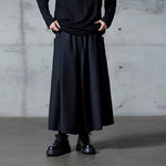 Oversize Draped Nine-point Loose Culottes