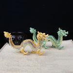 Buddha Stones Handmade Feng Shui Dragon Luck Success Home Decoration