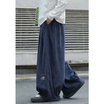Japanese Embroidered Oversized Corduroy Pants