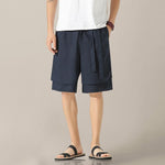 Summer Breathable Cotton Linen Shorts